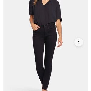 NYDJ Women's Classic Black Skinny Jeans